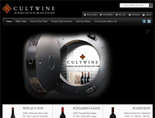 Tablet Screenshot of cultwine.com